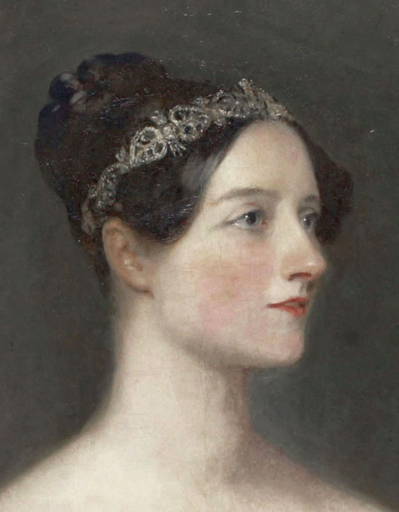 Carpenter portrait of Ada Lovelace - detailFXD