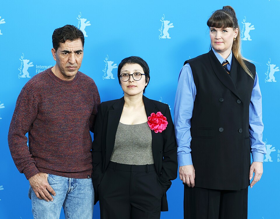 Anwar Hashimi, Shahrbanoo Sadat and Katja Adomeit at Berlinale 2026