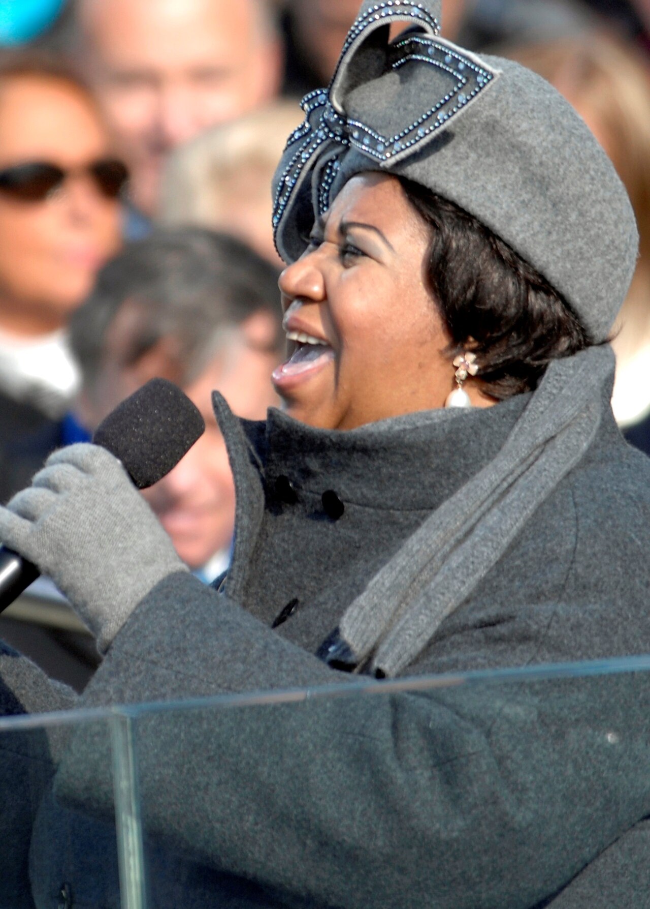 Aretha Franklin on January 20, 2009 (cropped)