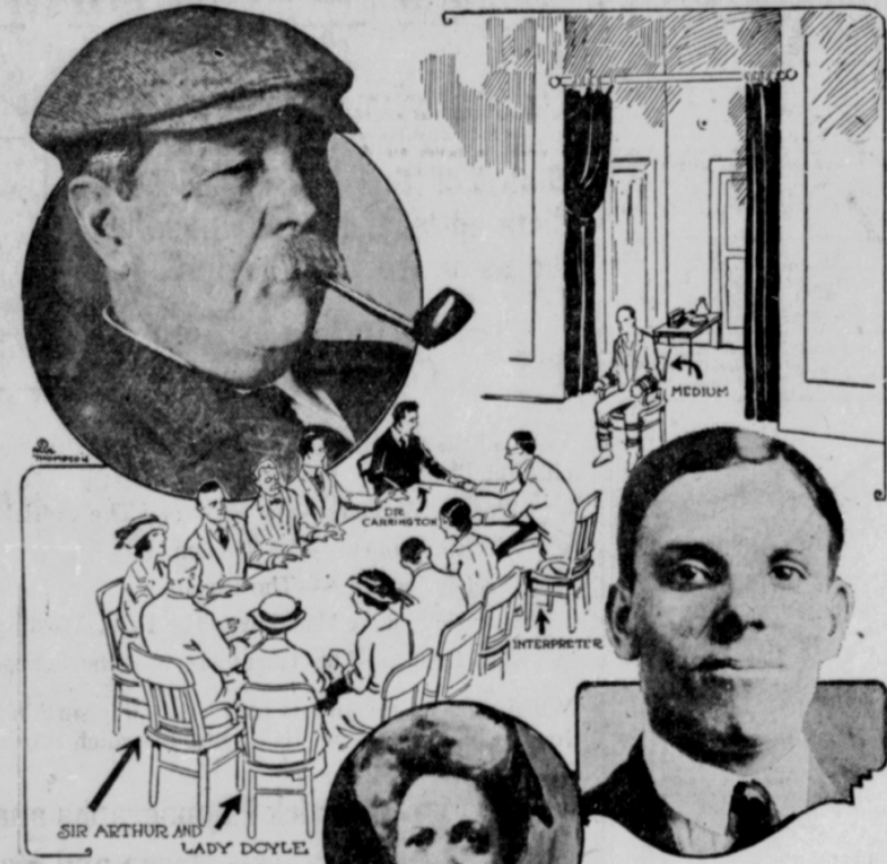 Arthur Conan Doyle with Nino Pecoraro