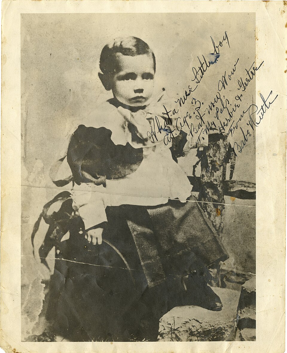 Babe Ruth age 3