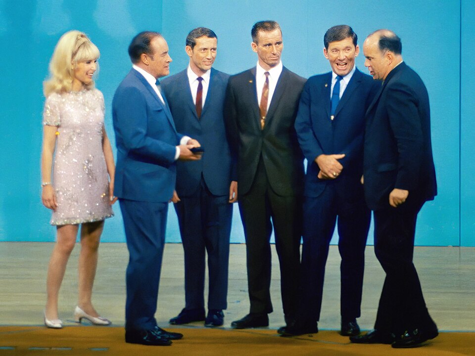 Barbara Eden and Bob Hope NASA