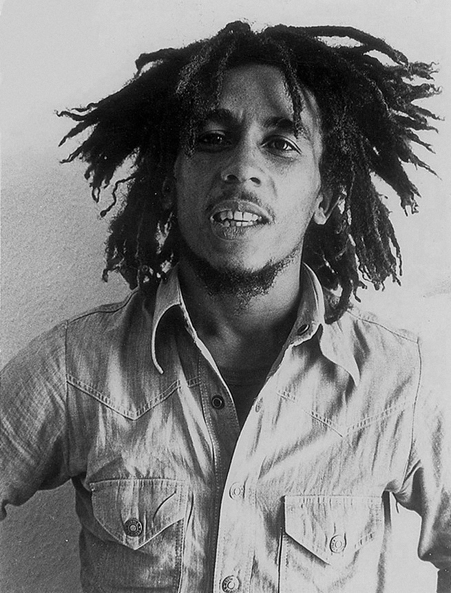 Bob Marley 1976 press photo
