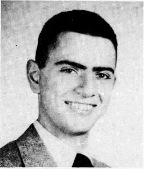 Carl Sagan in 1954 Cap and Gown