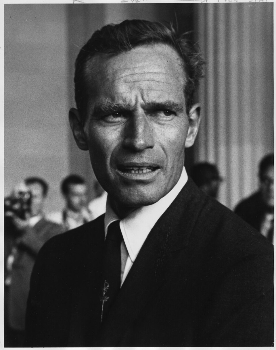 Civil Rights March on Washington, D.C. (Actor Charlton Heston.) - NARA - 542039