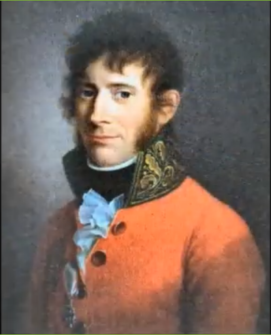 Christian Danneskiold-Sams&oslash;e (died 1823) portrait painting