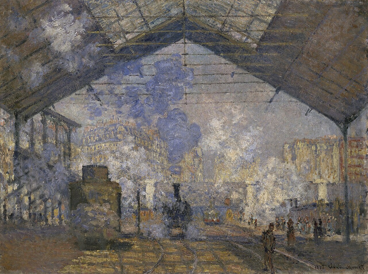 Claude Monet - The Saint-Lazare Station - Google Art Project