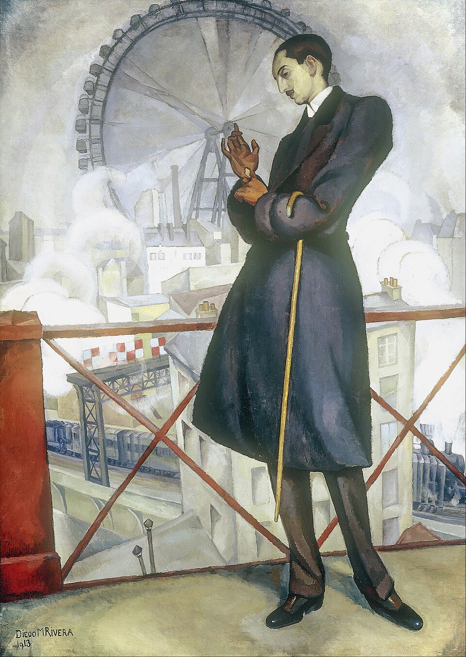 Diego Rivera - Portrait of Adolfo Best Maugard - Google Art Project