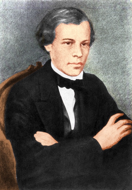Dmitri Mendeleev in 1855