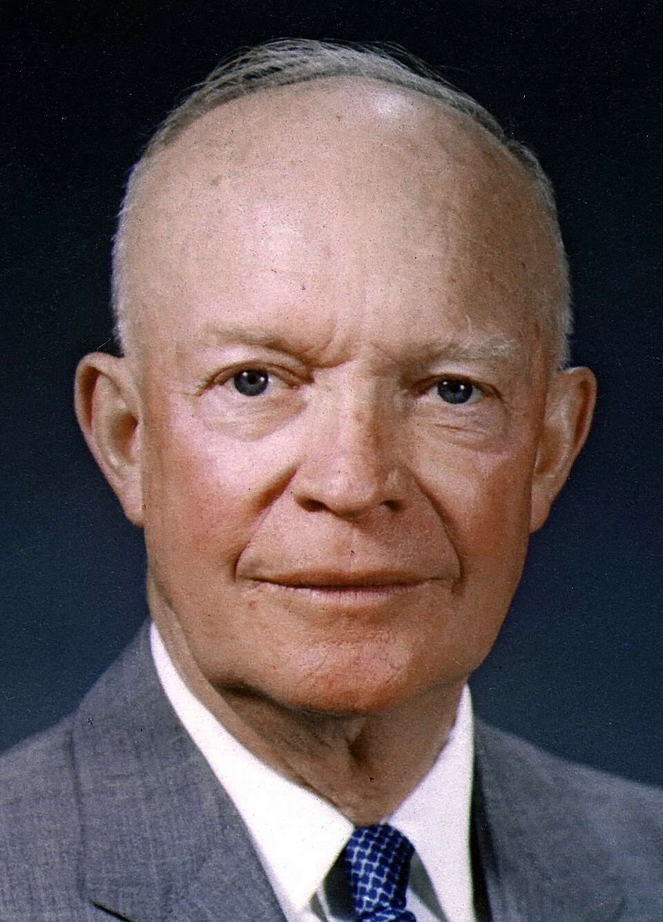 Dwight D. Eisenhower, official photo portrait, May 29, 1959 (cropped2)