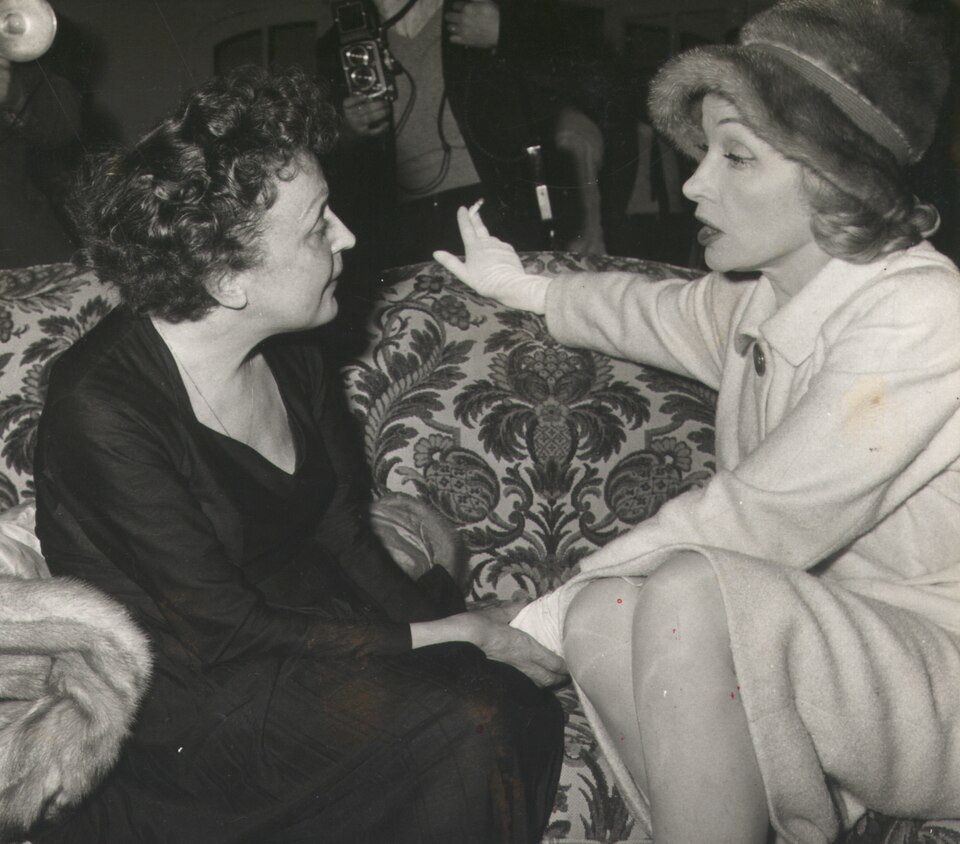 Edith Piaf e Marlene Dietrich, 1959