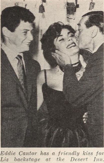Eddie Fisher, Elizabeth Taylor, and Eddie Cantor