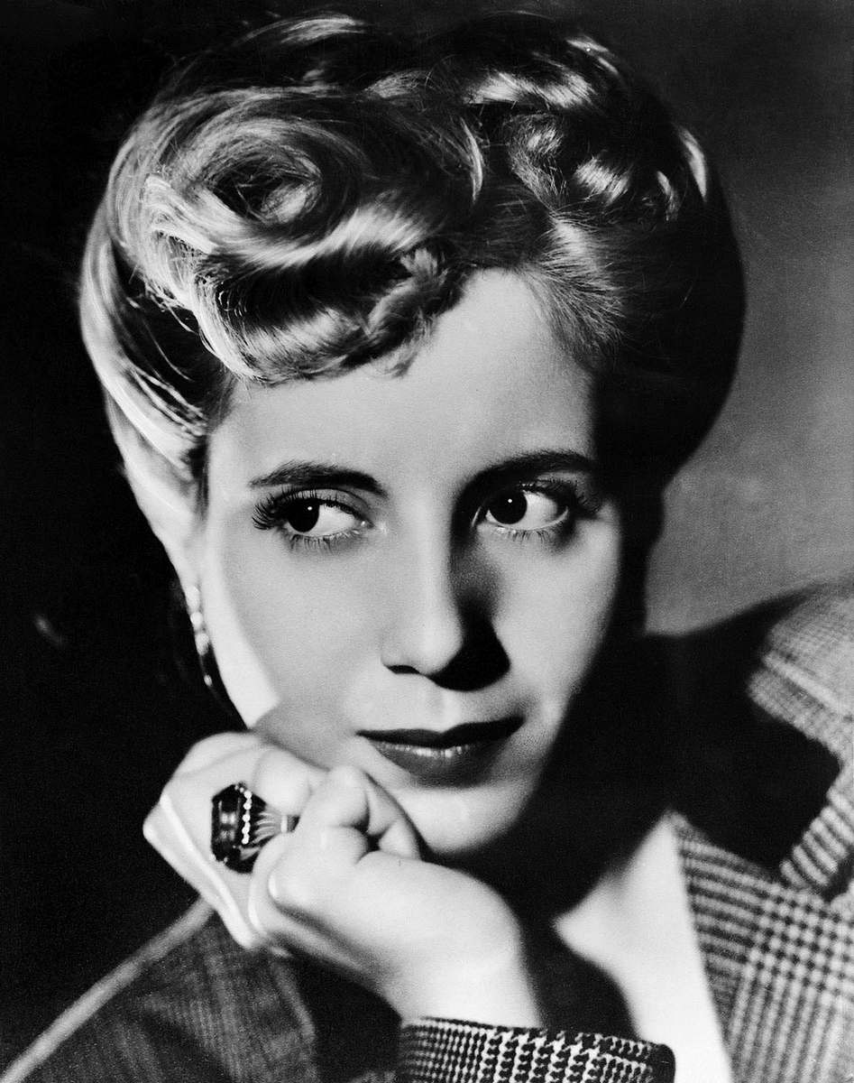 Portrait of Argentine actress Eva Duarte