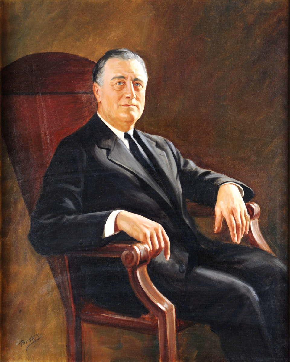 Franklin D. Roosevelt - Portrait by Jacob H. Perskie