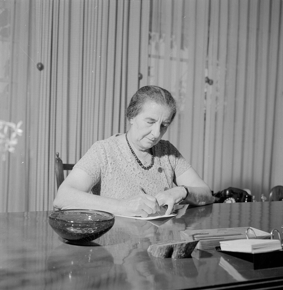Golda Meir, minister van buitenlandse zaken van Israel, Bestanddeelnr 255-4311