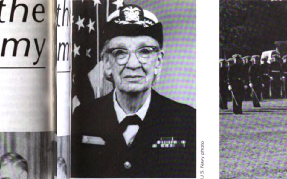 Commodore Grace Hopper, an early computer pioneer