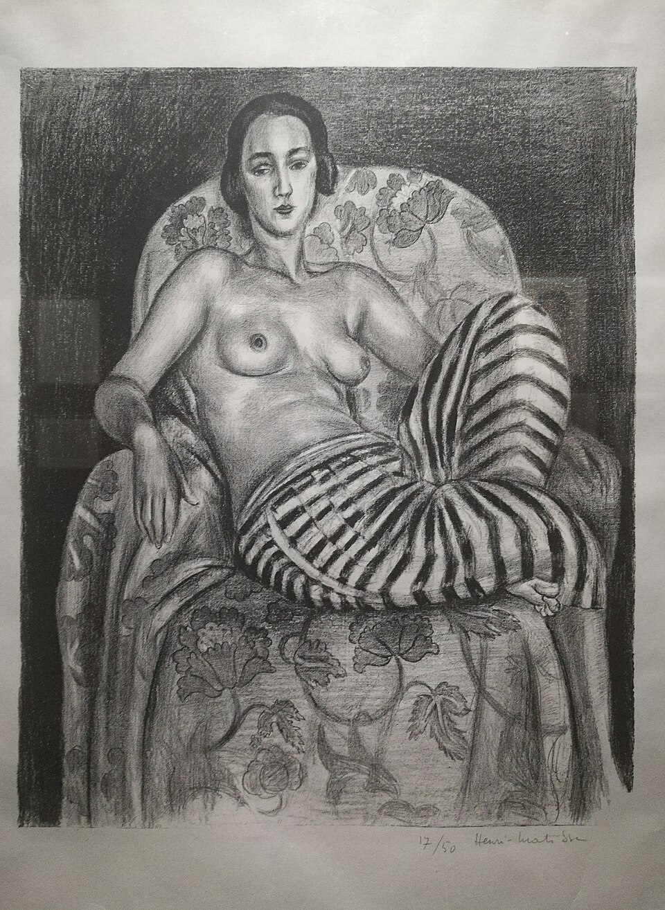 Grande odalisque &agrave; la culotte bayad&egrave;re - Henri Matisse