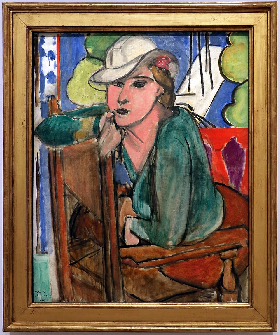 Henri matisse, la camicetta verde, 1936