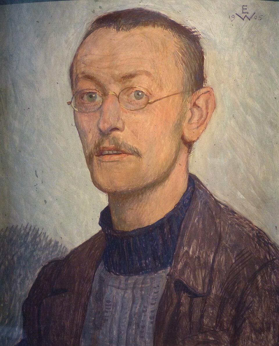Gaienhofen Hermann-Hesse-Haus - Hesse Portr&auml;t 1905 crop