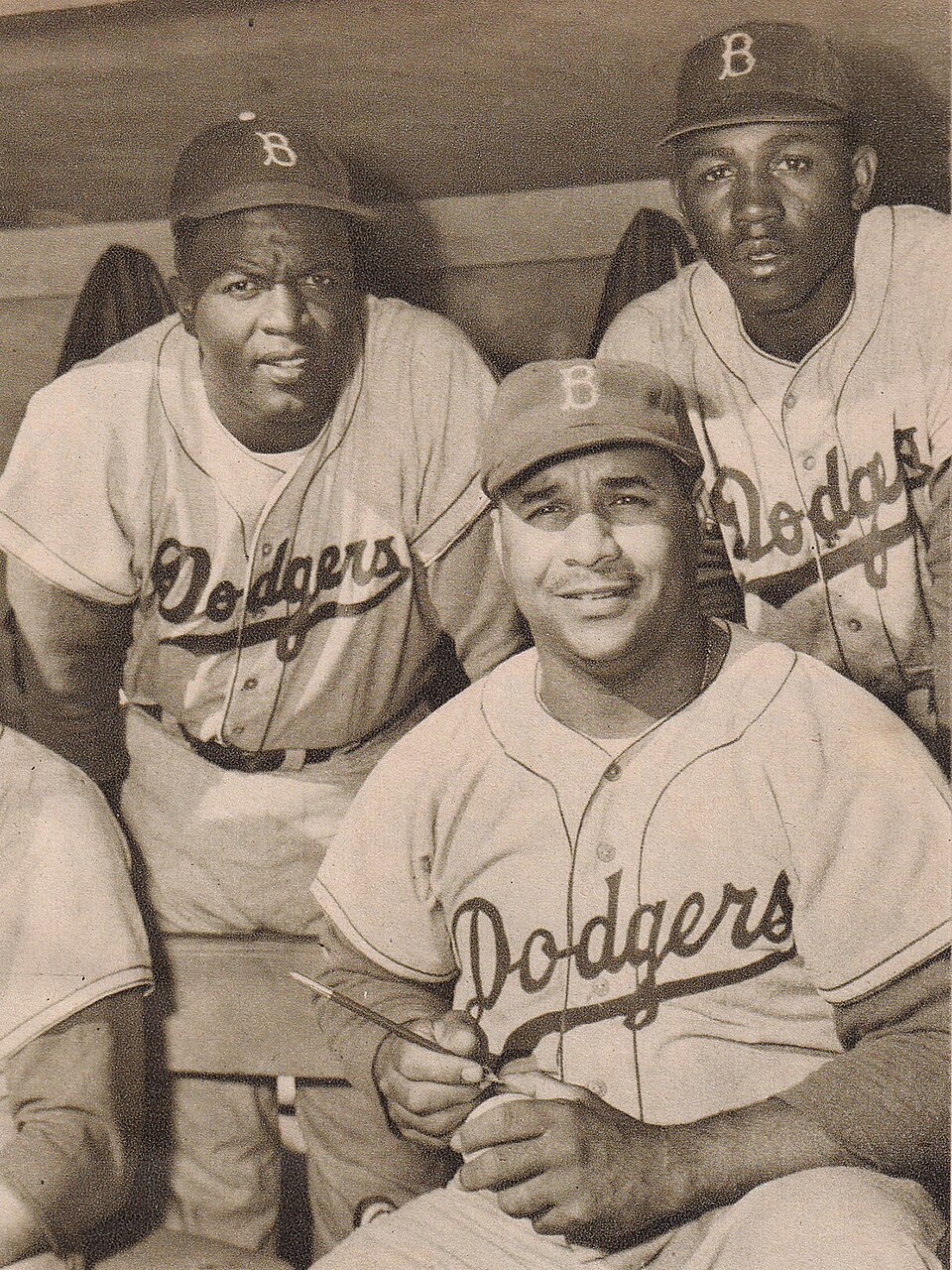 Jackie Robinson, Roy Campanella and Jim Gilliam in Japan 1956 IMG 20220429 0002