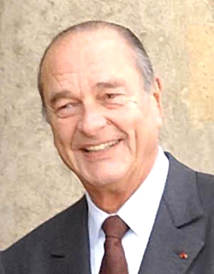 Jacques Chirac retouched