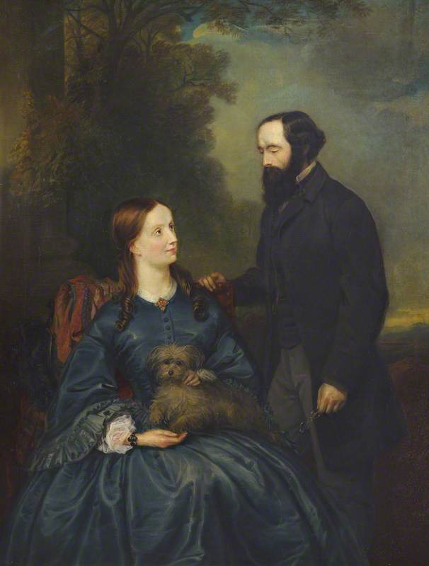 Jemima Blackburn (1823-1909) (attributed to) - James Clerk Maxwell (1831&ndash;1879), Cavendish Professor (1871&ndash;1879), and