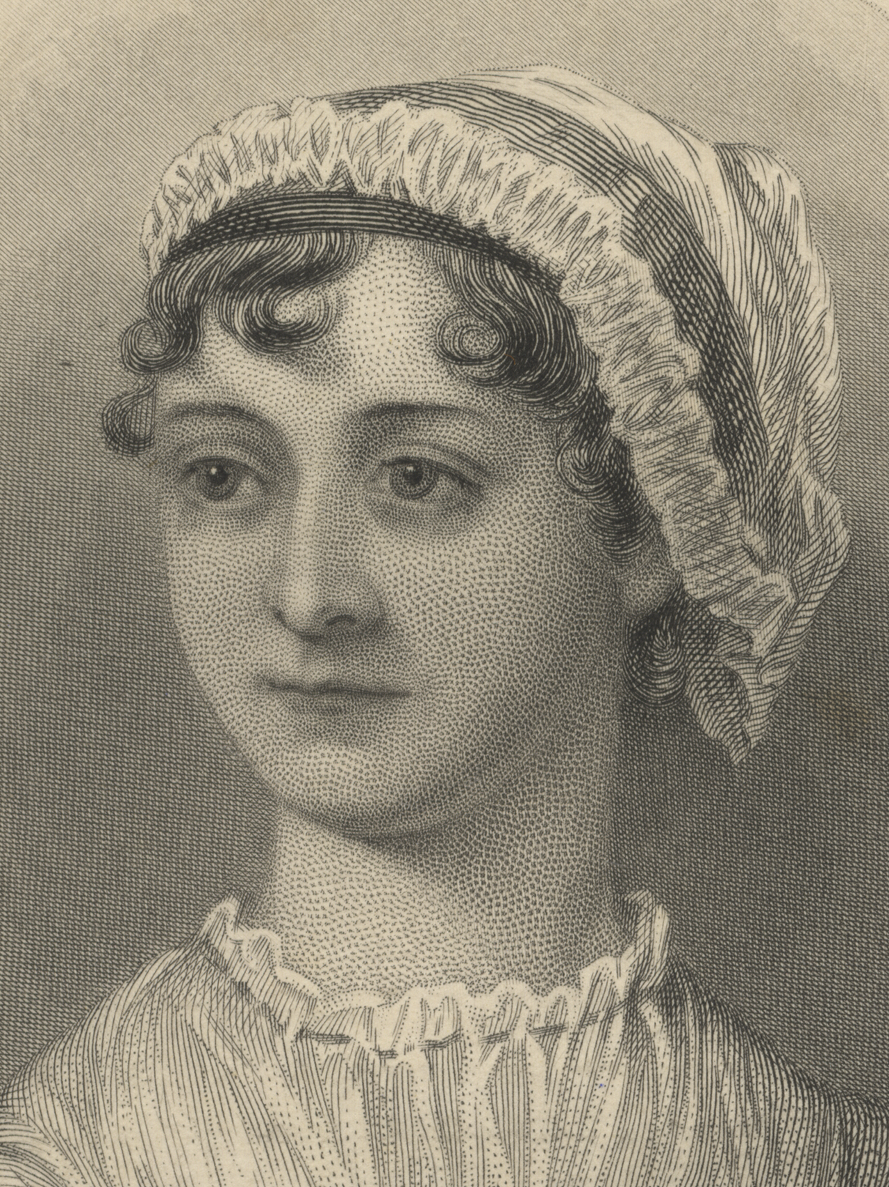Jane Austen, from A Memoir of Jane Austen (1870) - Original scan (cropped)