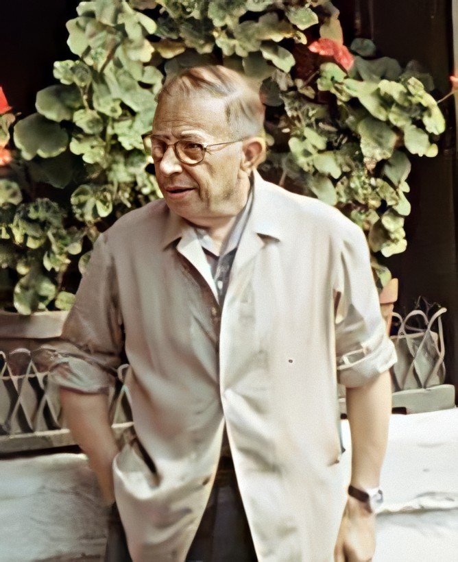 Jean Paul Sartre 1967 (enhanced)