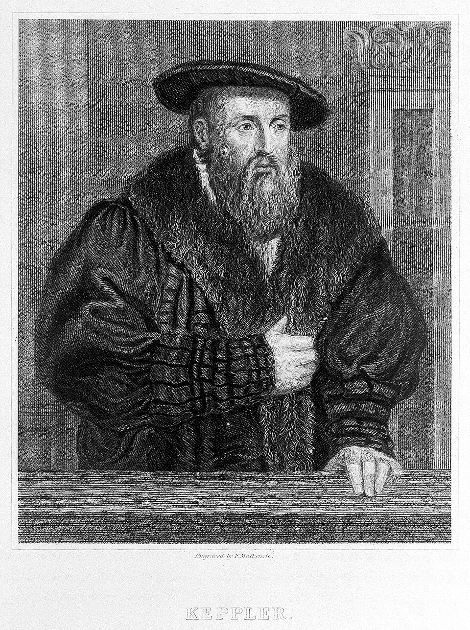 Johann Kepler. Line engraving by F. Mackenzie. Wellcome L0010324