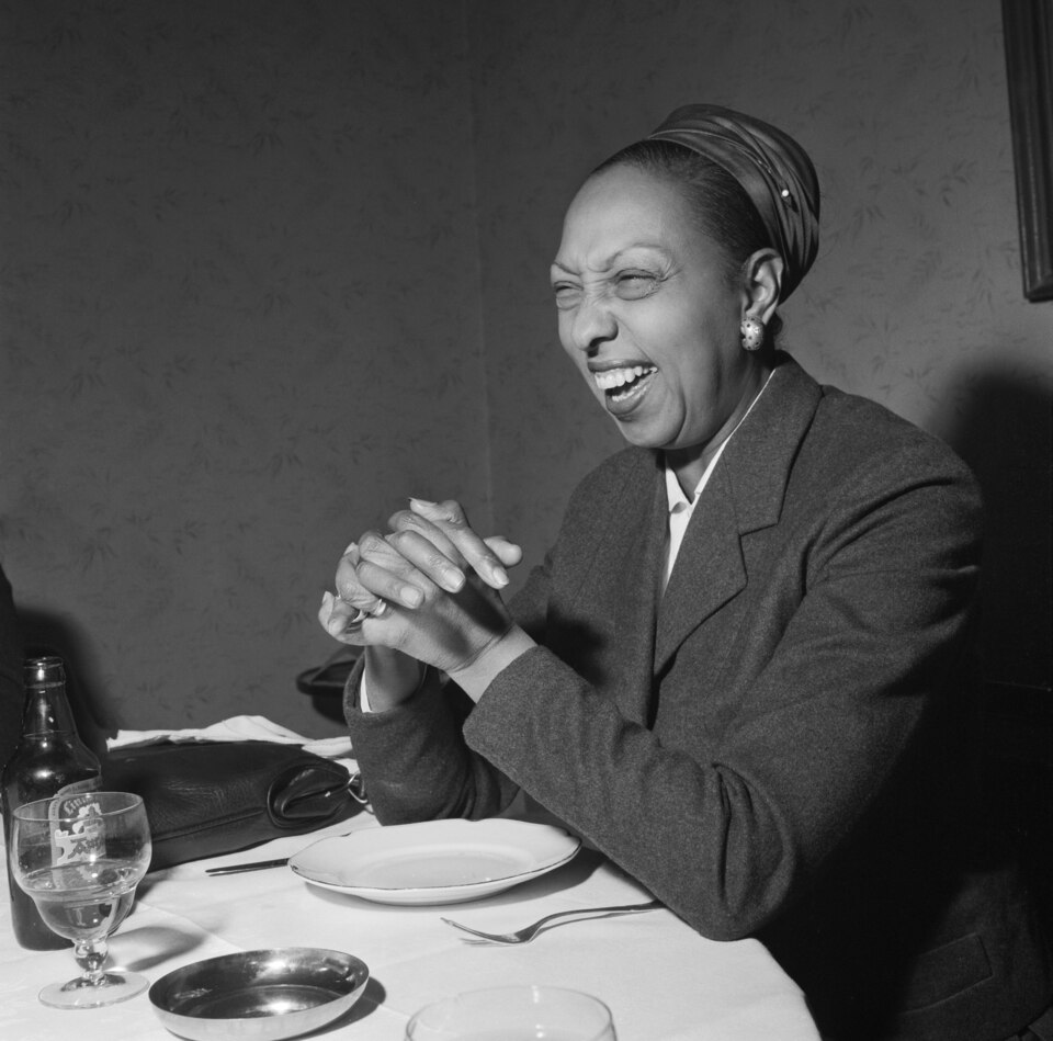 Josephine Baker, the French vedette, in 1958 (JOKAVKH2D05-1)