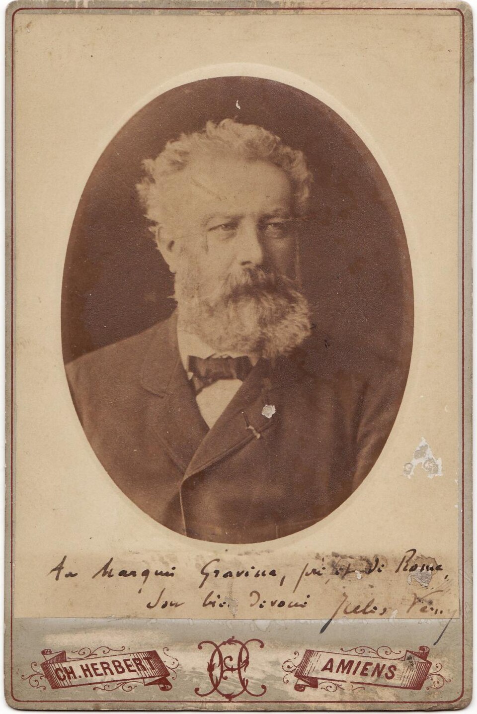 Jules Verne, Gravina portrait c.1883