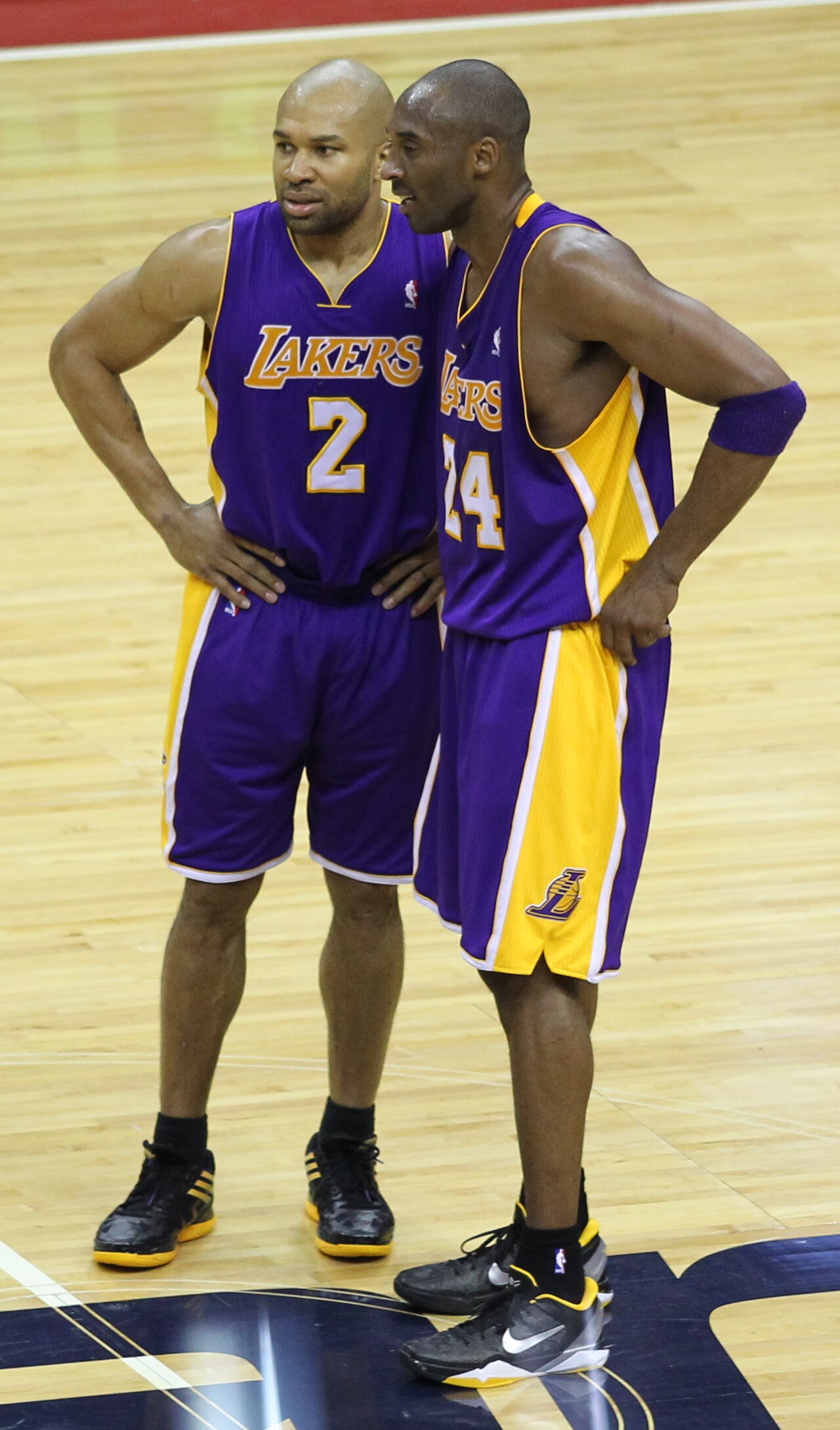Derek Fisher, Kobe Bryant