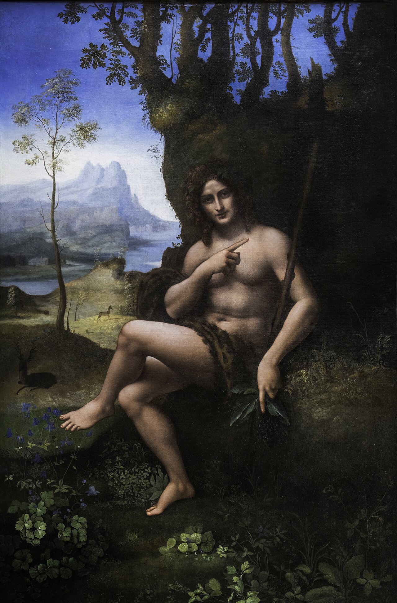 Bacchus - Leonardo da Vinci workshop - Louvre INV 780