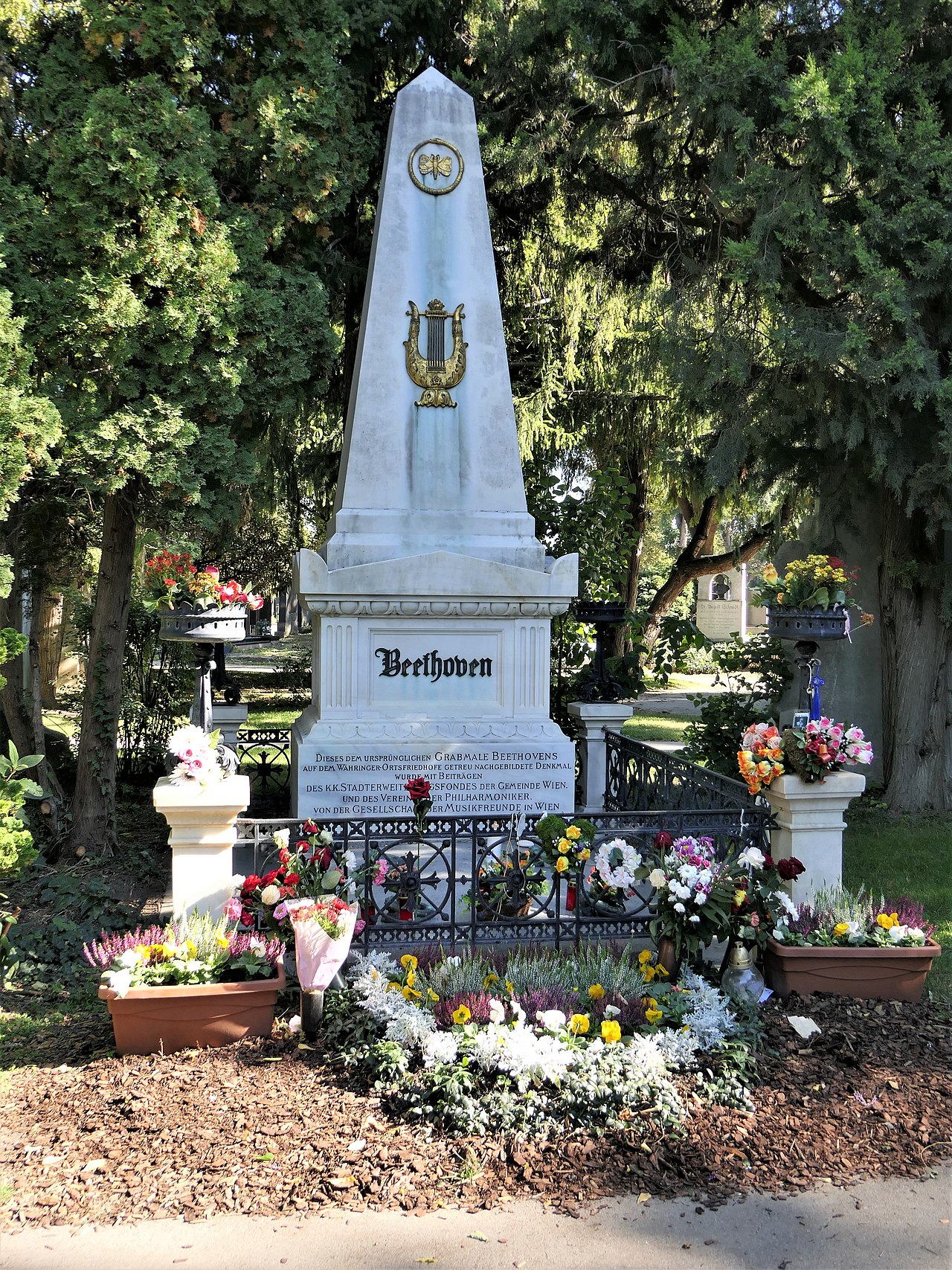 Grab von Ludwig van Beethoven auf dem Wiener Zentralfriedhof