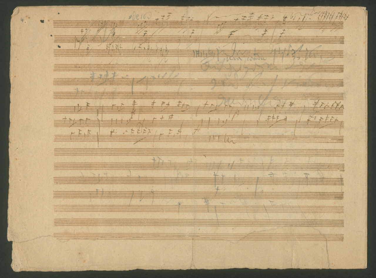 F&uuml;r Elise - Beethoven-Haus Bonn Draft (BH 116, 1810) - page 4