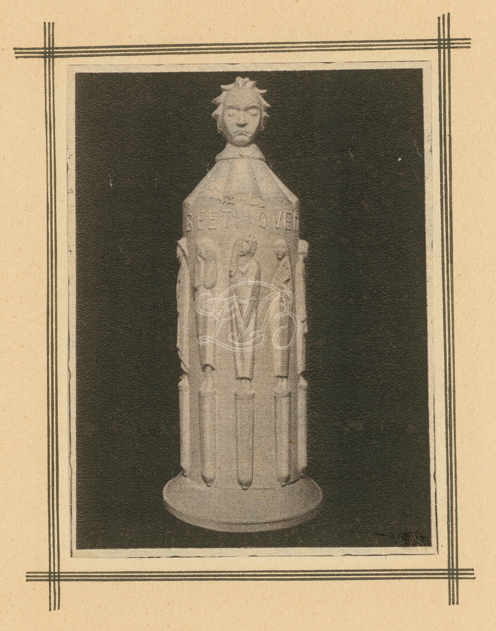 Draft for a Beethoven monument by Ernst Barlach