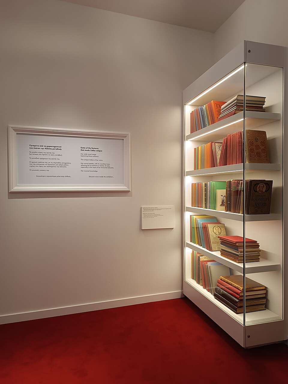 Maria Callas' sheet music books