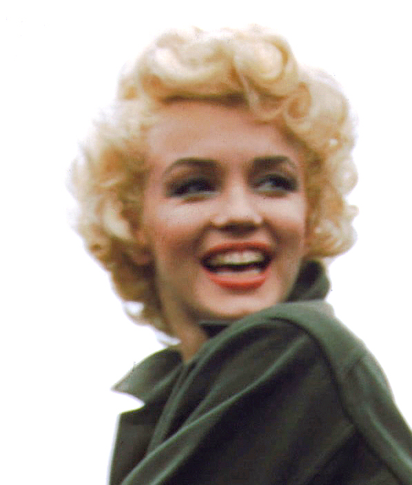 Marilyn Monroe, Korea, 1954 cropped