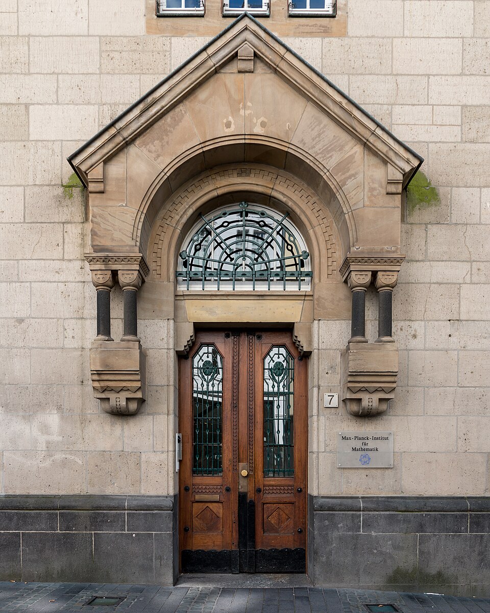 Bonn, Max-Planck-Institut f&uuml;r Mathematik (Vivatsgasse) -- 2016 -- 3993