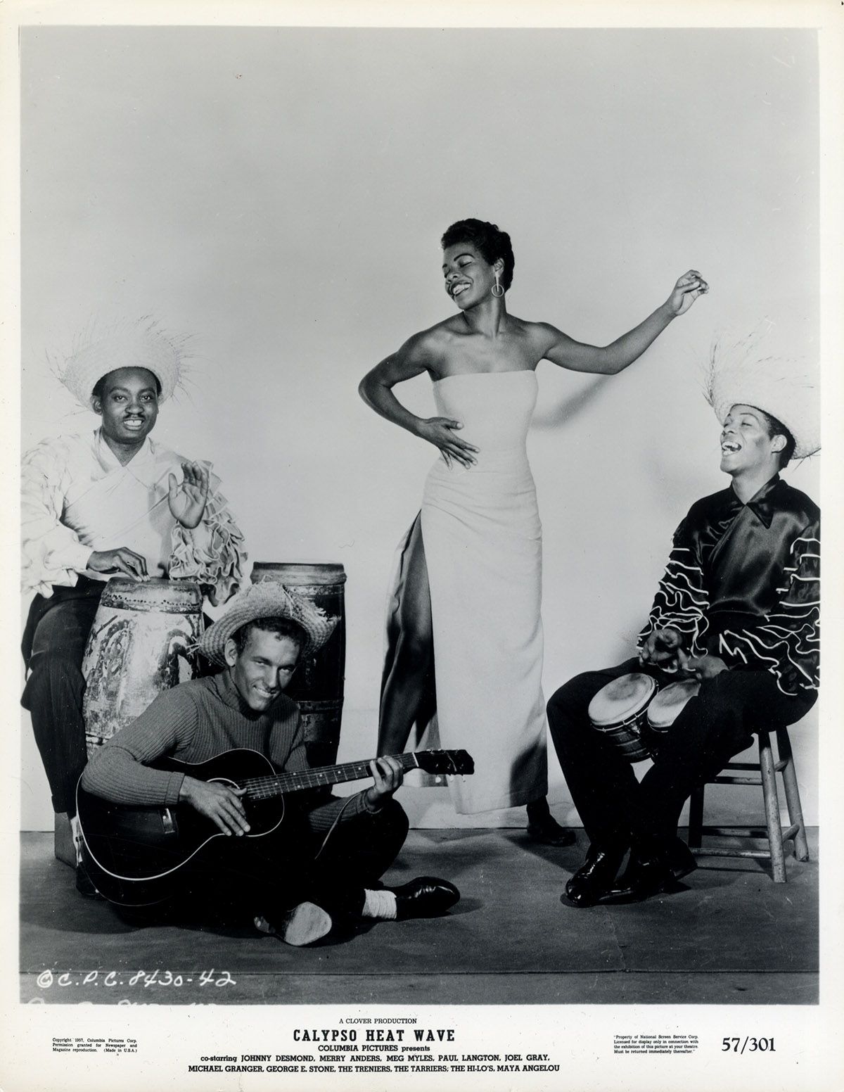 Calypso Heat Wave (1957) press photo of Maya Angelou (2)