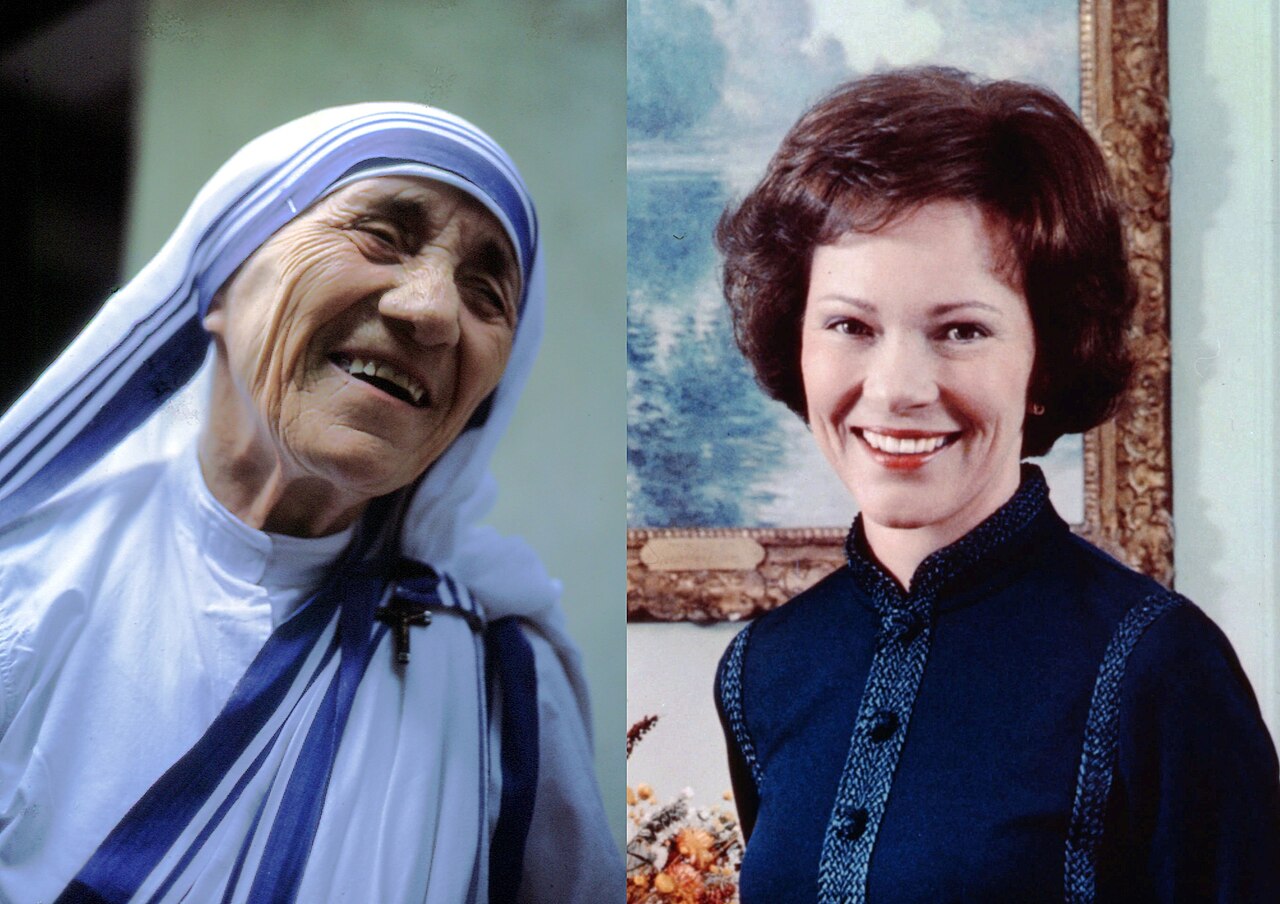 Mother Teresa and Rosalynn Carter
