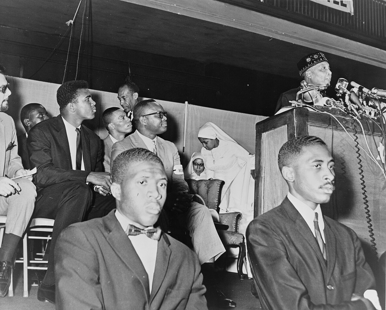 Elijah Muhammad and Cassius Clay NYWTS