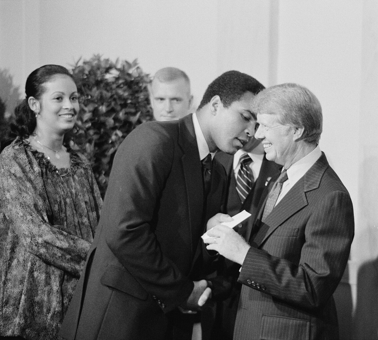 Muhammad Ali and Jimmy Carter