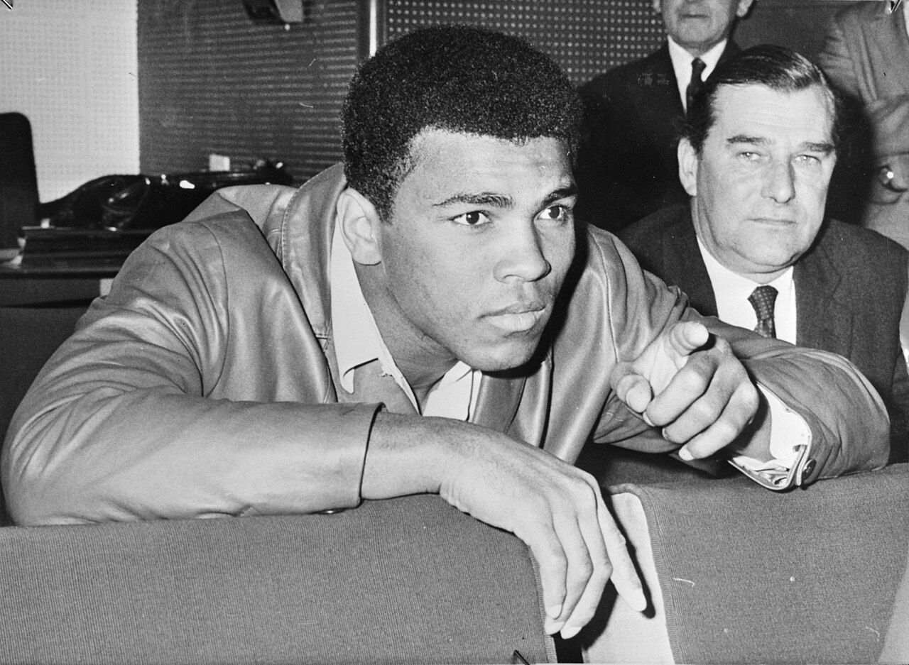 Bokser Cassius Clay (USA (1966) (Mohammed Ali), Bestanddeelnr 924-3060