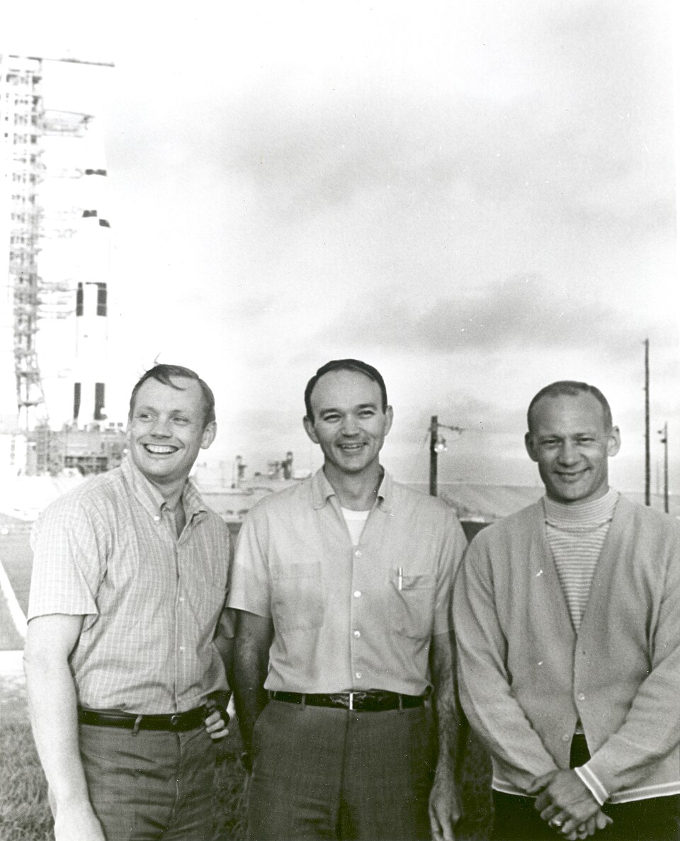 Apollo 11 Astronauts and Apollo-Saturn V Space Vehicle - GPN-2002-000037