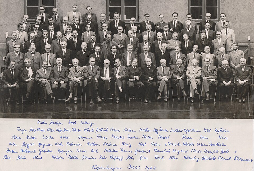 Bohr,Niels Commemoration Meeting 1963 Copenhagen