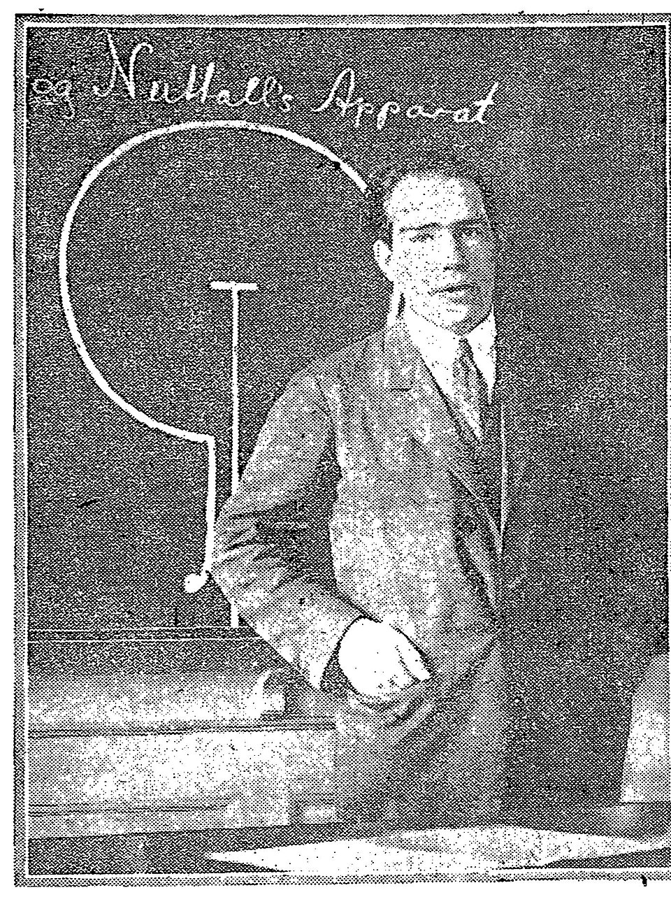 Dr. Niels Bohr, photo by Keystone View, 1924