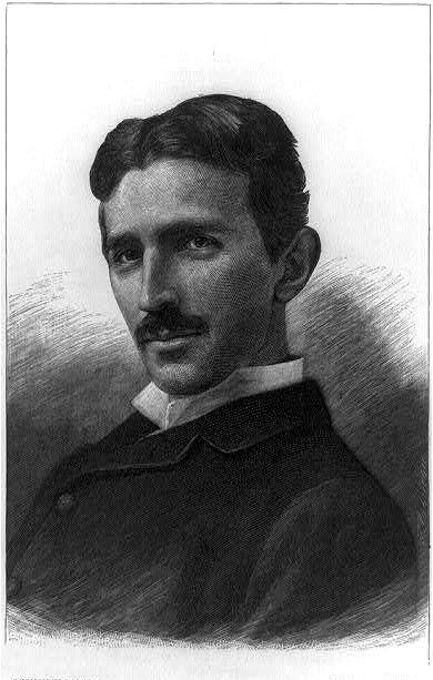 Nikola Tesla adjusted