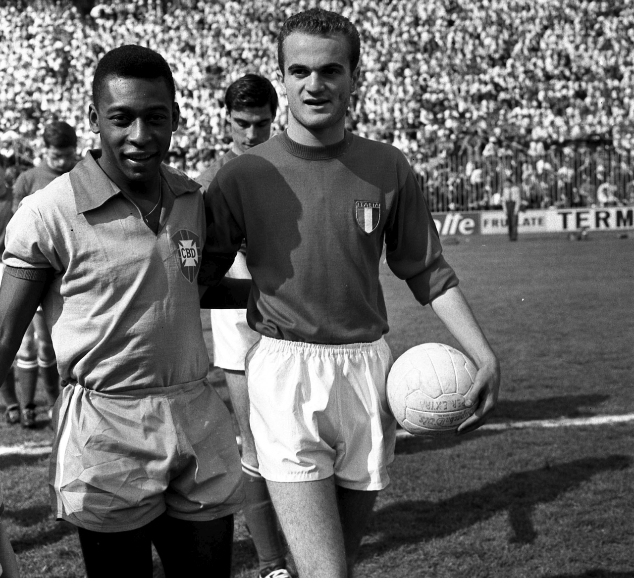 Italia-Brasile - Pel&eacute; + Sandro Mazzola