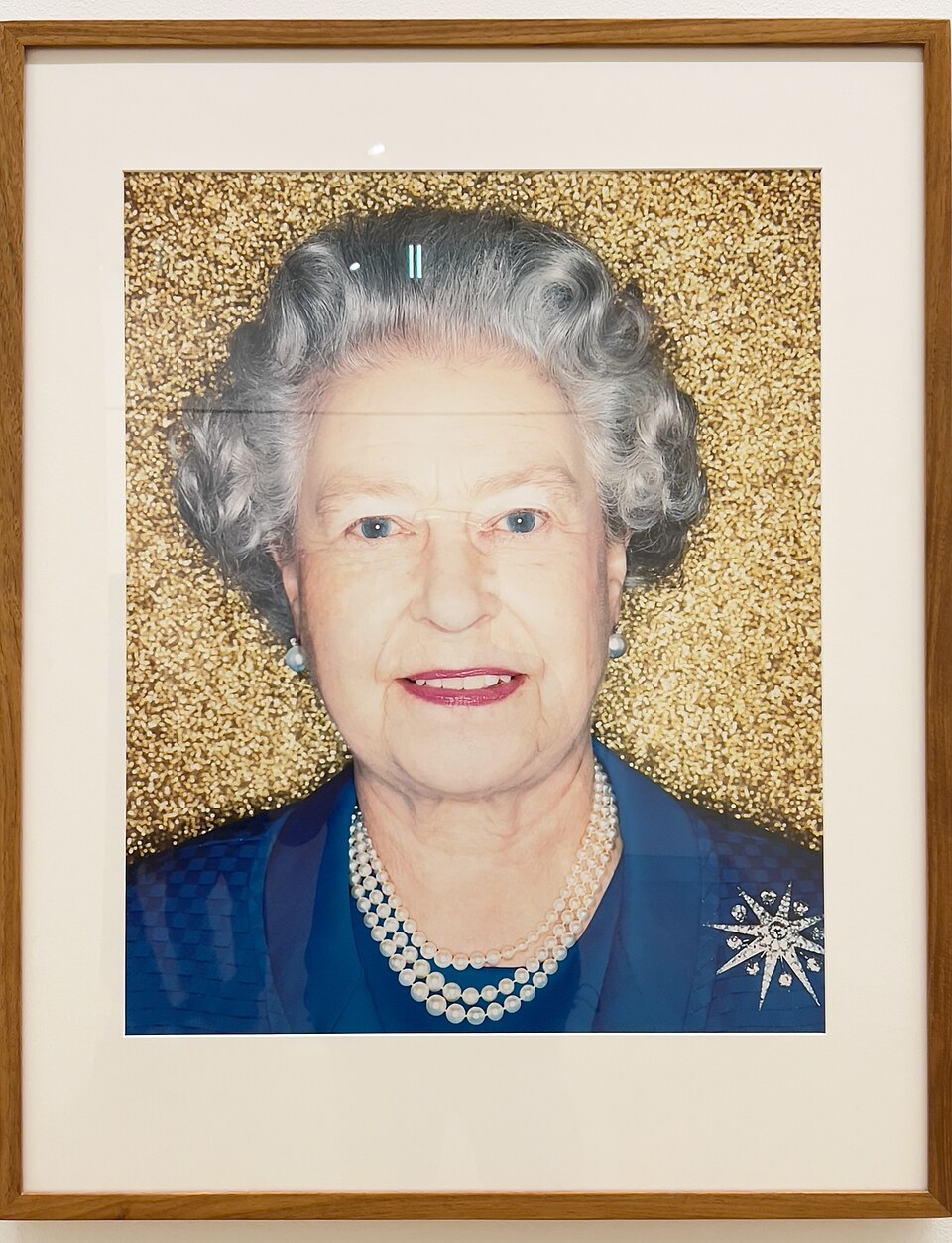 Portrait of HM Queen Elizabeth II by Polly Borland at the National Portrait Gallery, Canberra, 2022, 01